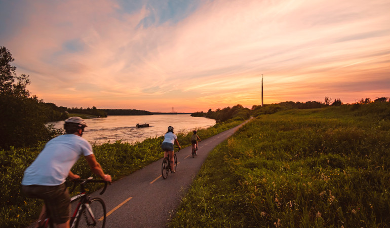 Waterfront bike hot sale trail