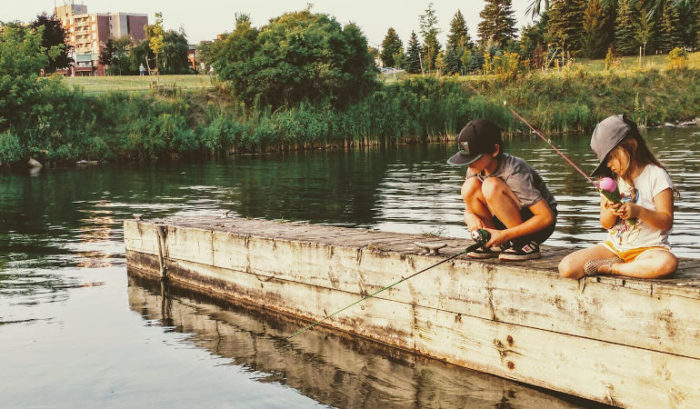 Shoreline fishing