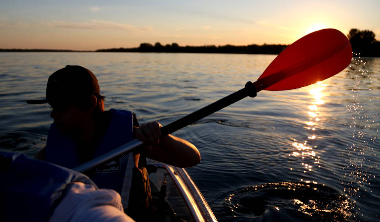 Kayaking at Guindon Park