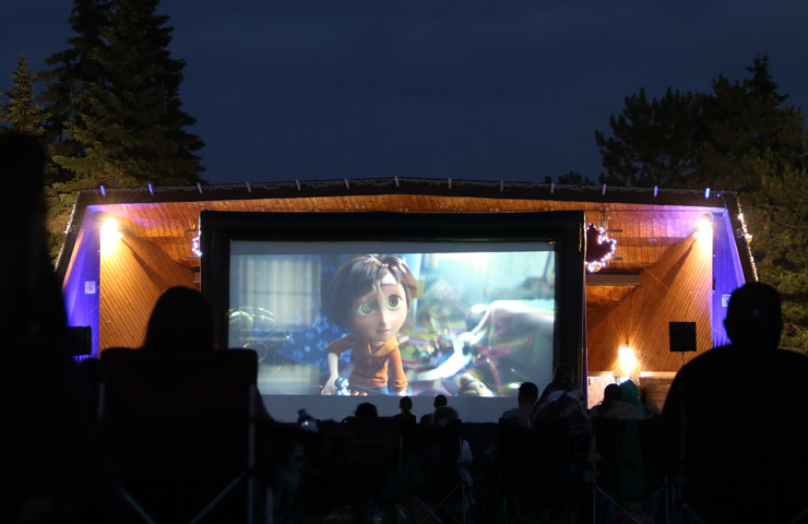 Outdoor movie