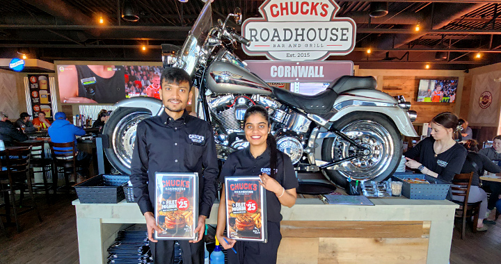 Chuck’s Roadhouse Opens in Cornwall